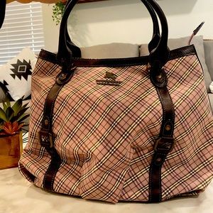 Authentic vintage burberry tote bag